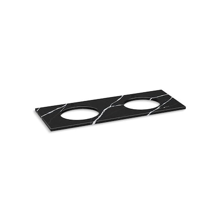 Kohler Quartz 61 Top W/ 2 Oval Um Cutout Ns 28259-EMQ